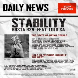 Busta 929 - Stability (feat. Lolo SA)